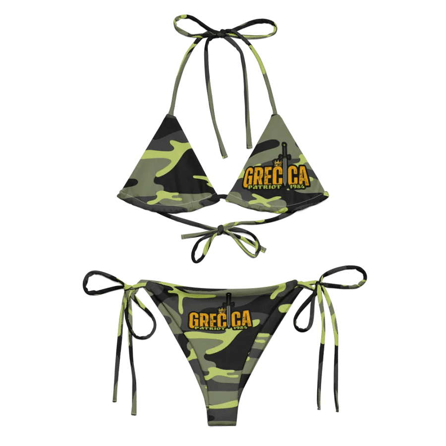 Eco-Chic Camo String Bikini Set Grečica Patriot Brand product image (4)