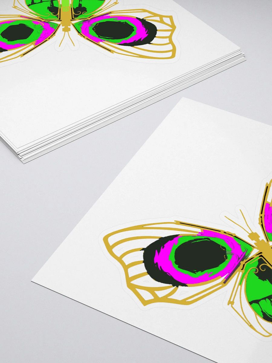 Arcane Jinx Butterfly Bomb Kiss-cut Sticker product image (4)