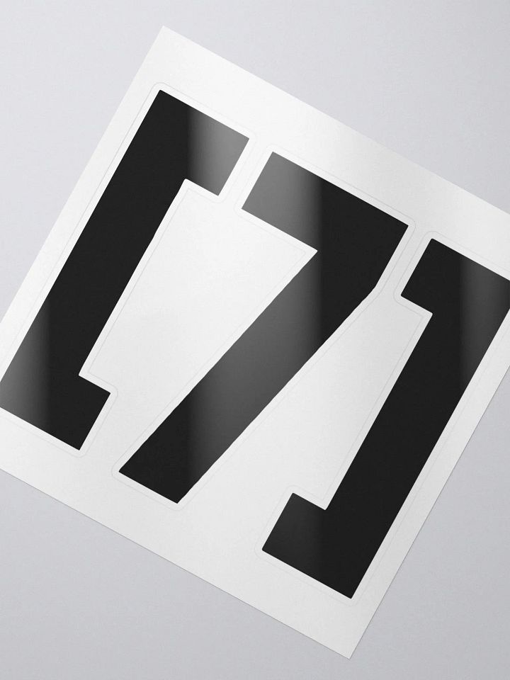 ASolid[7] Logo Die Cut Sticker product image (1)
