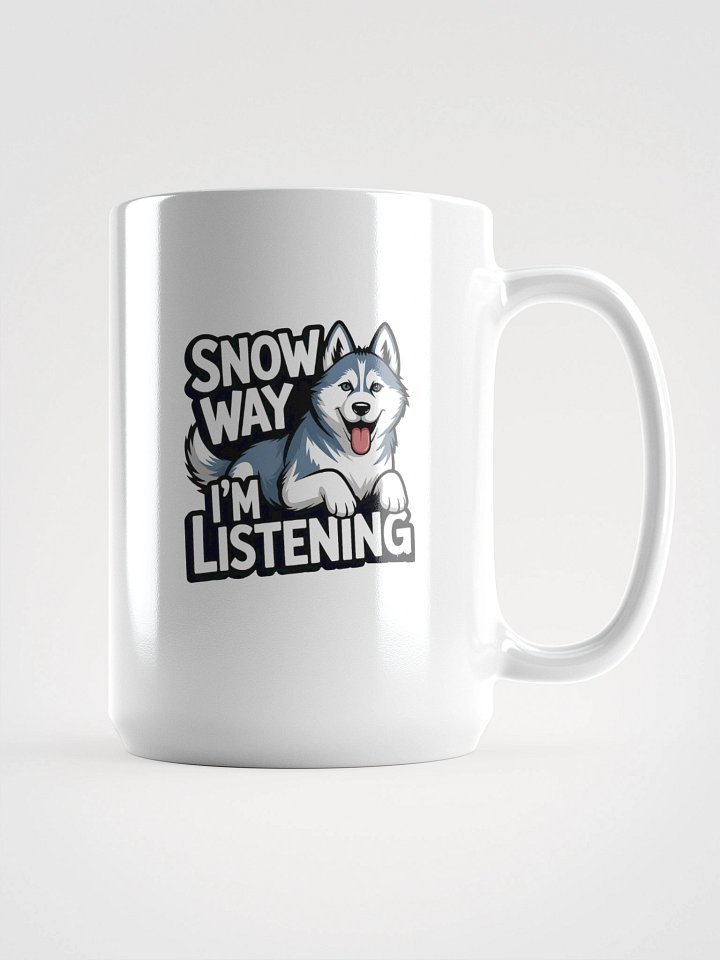 Snow Way Husky Cartoon Mug product image (1)