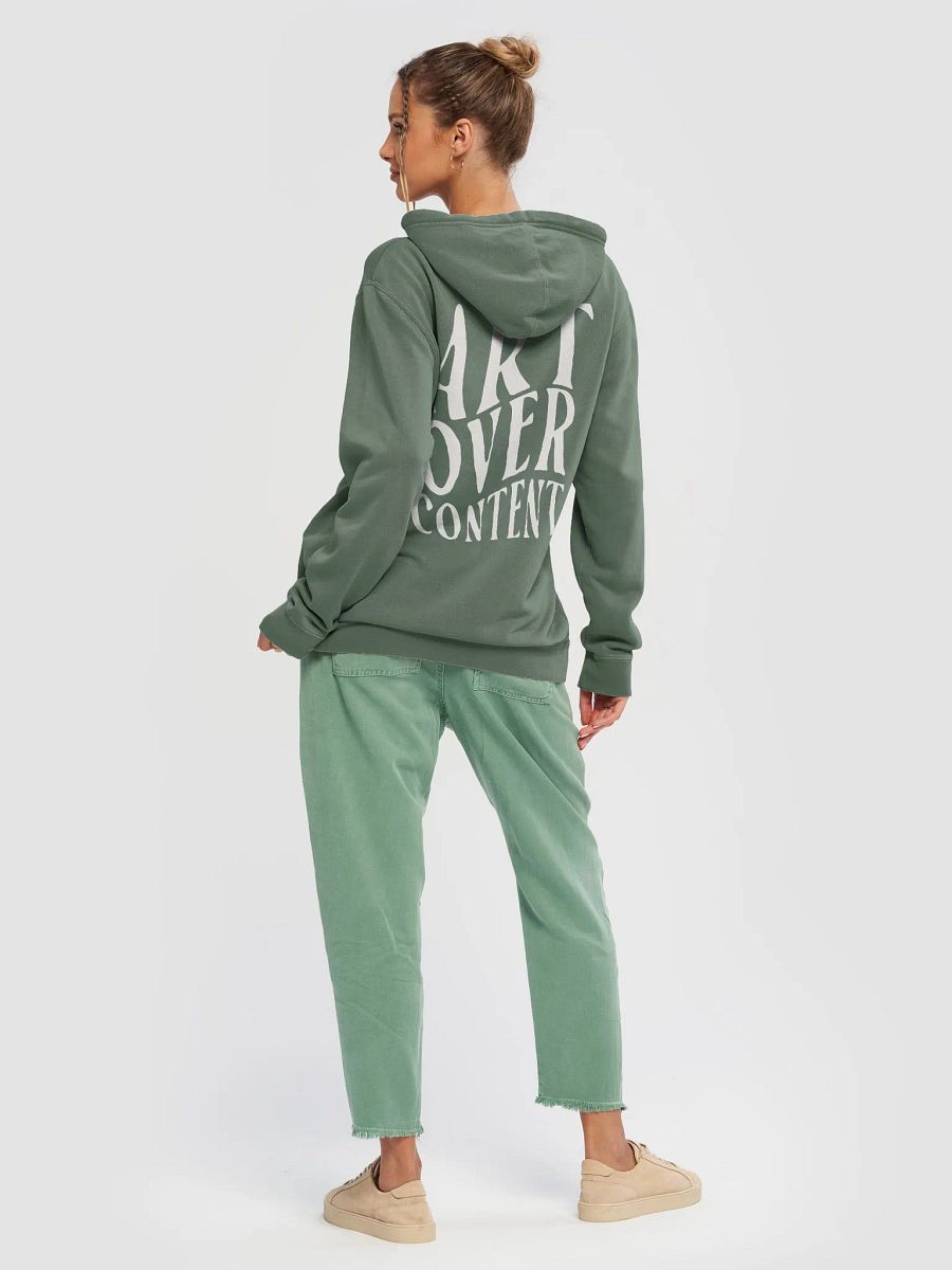 Art Over Content - Hoodie - Dark Mode product image (4)