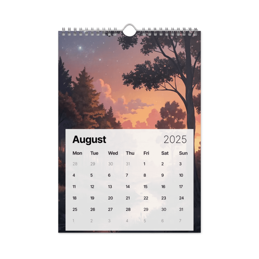 MAGICAL ANIME SEASONS WALL CALENDAR 2025 product image (2)