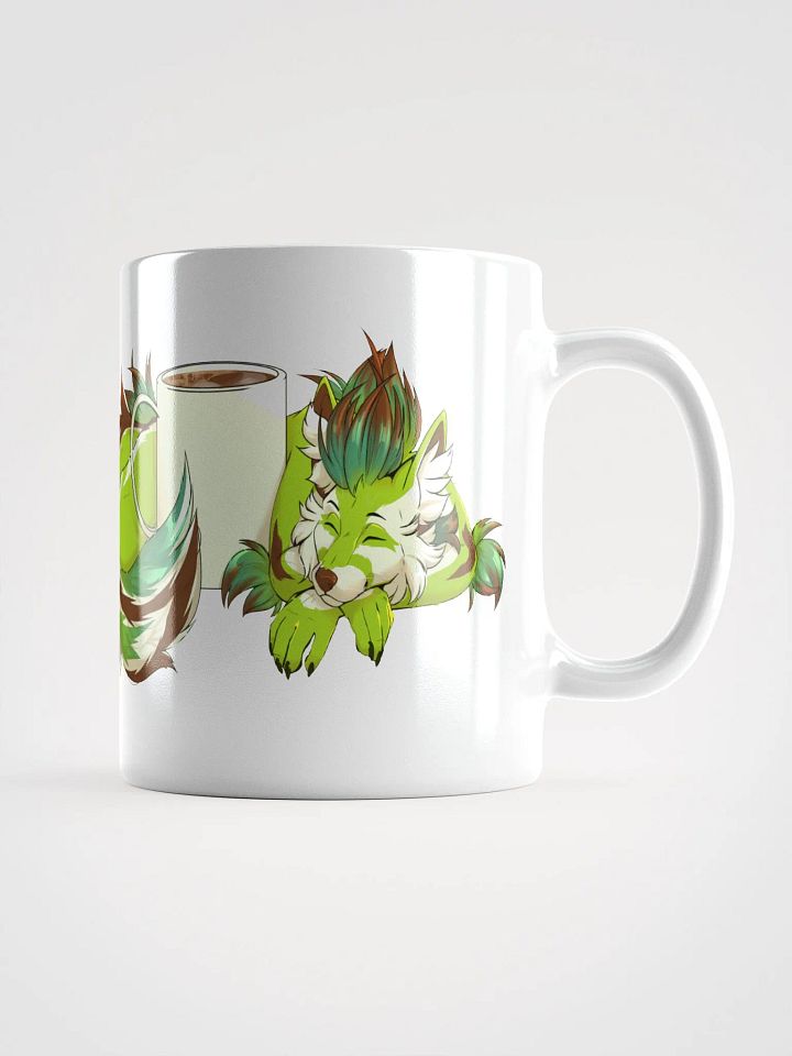 11oz Coffee Avocado Emblem Mug - White product image (1)