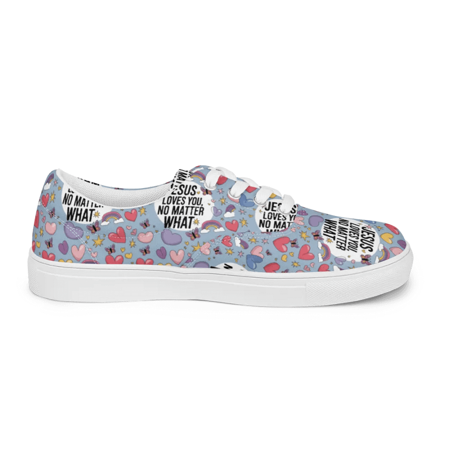 Divine Love Lace-Up Canvas Shoes product image (11)