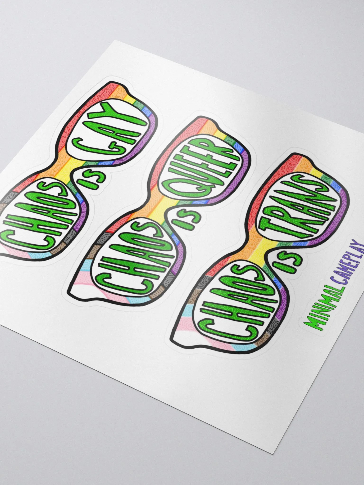 Chaos Your Way - Tiny Sticker Sheet product image (3)