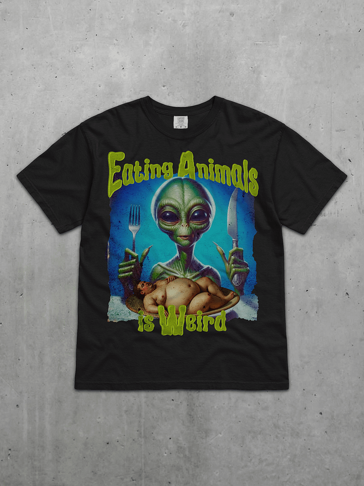 Eating Animals Is Weird Tee product image (7)