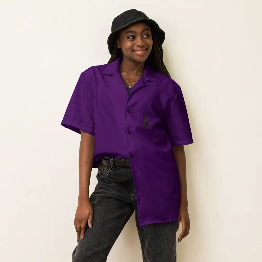 Toriku '24 | Hawaiian Button Up Shirt | Royal product image (6)