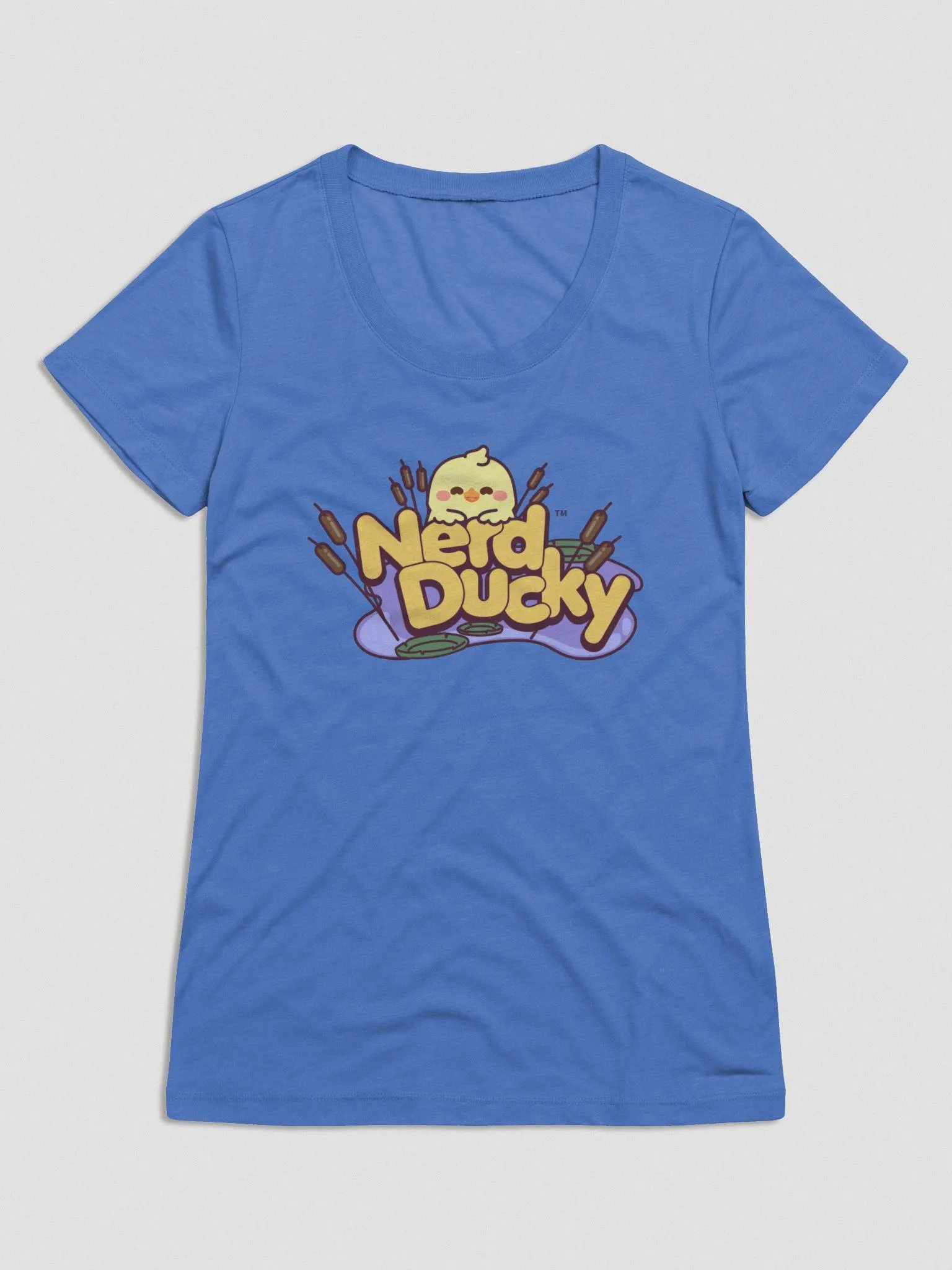 Ducky Logo Ladies' Triblend T-Shirt product image (1)