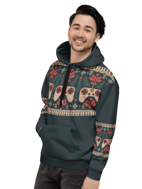 Retro Gamer Christmas Holiday Hoodie product image (2)