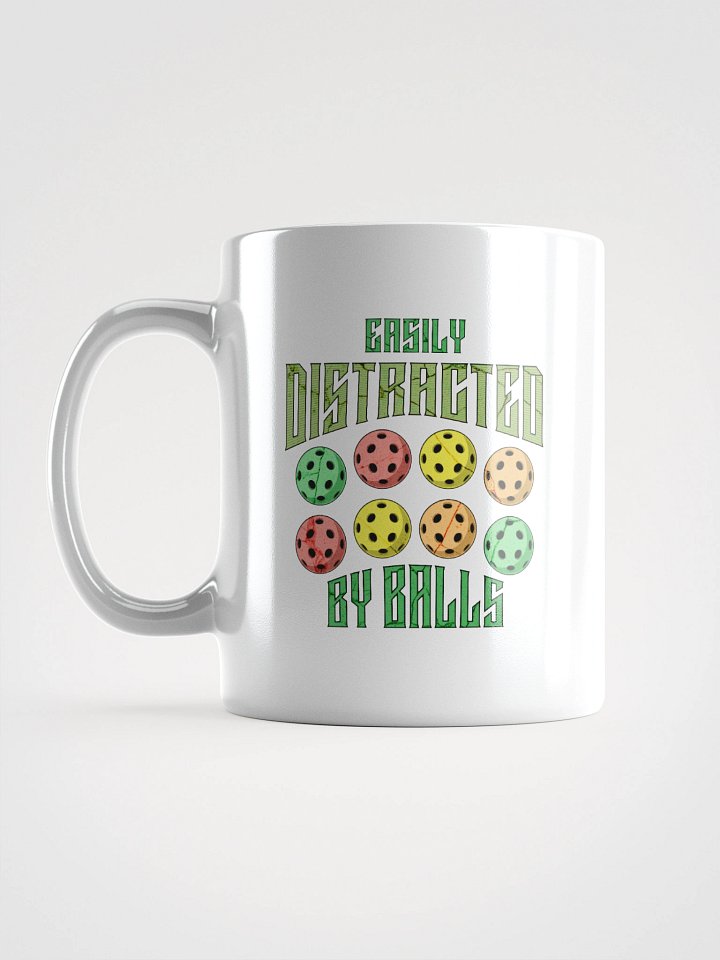 Easily Distracted By Balls Pickleball Mug product image (1)