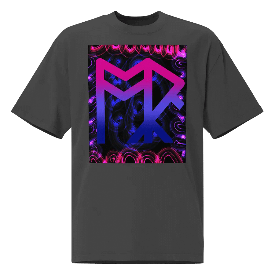 ToRk Rune Oversized Faded T-Shirt (Bisexual Tones) product image (1)