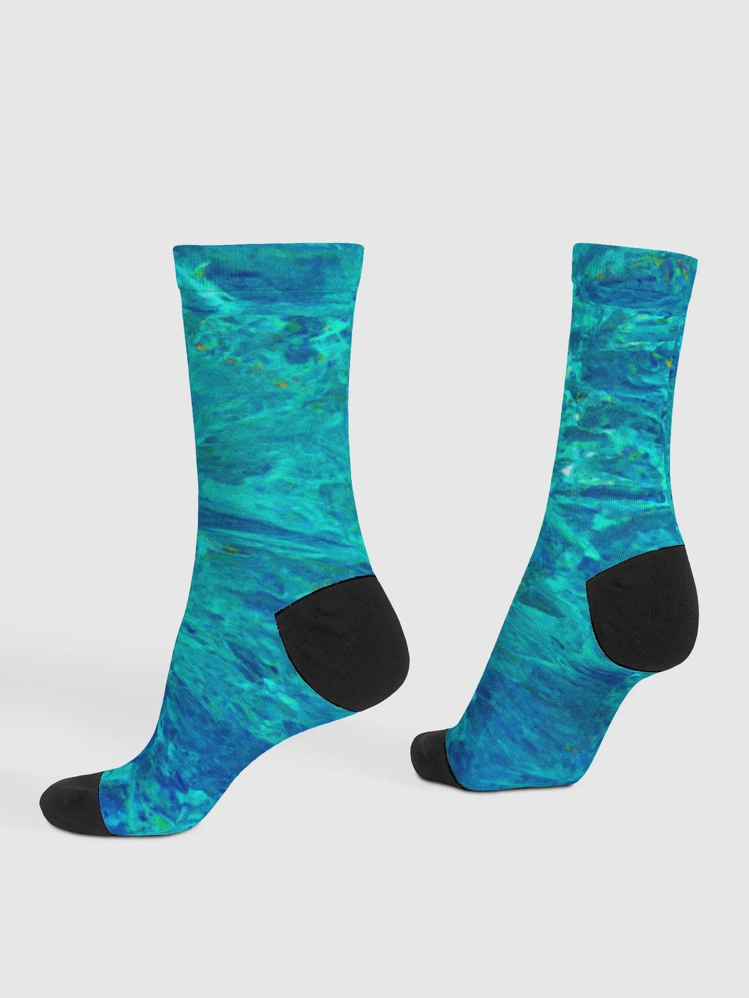 Eco Ocean Waves Crew Socks product image (4)
