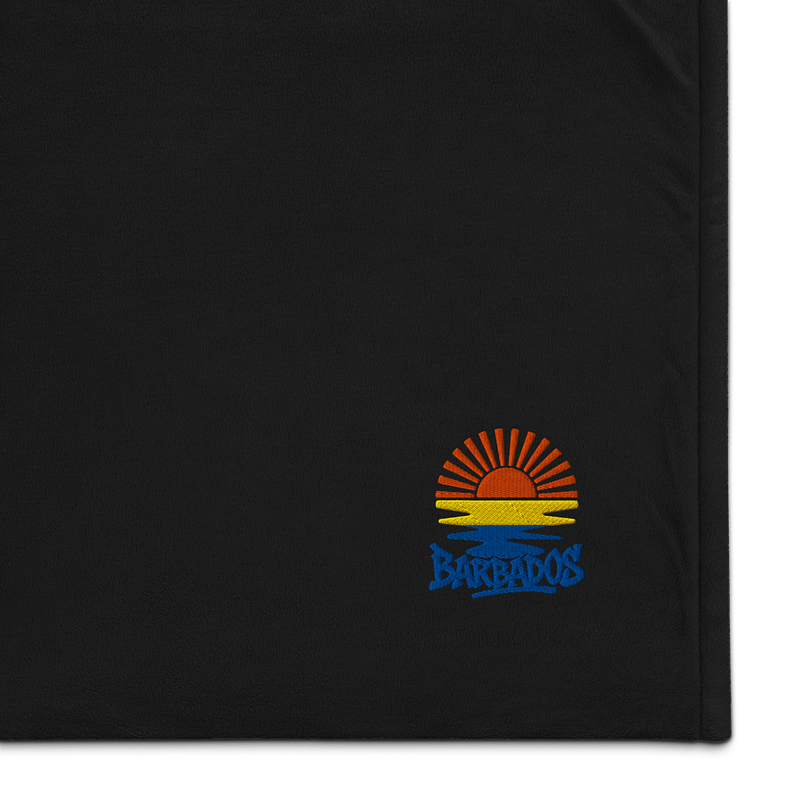 Barbados Sunset Sherpa Blanket product image (1)