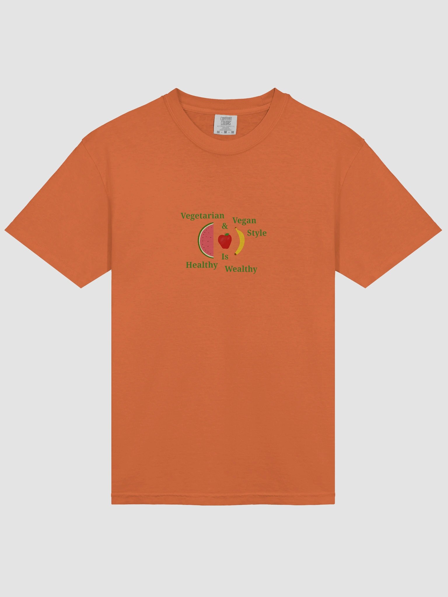 Fruity Vegetarian & Vegan Vibes T-Shirt product image (3)