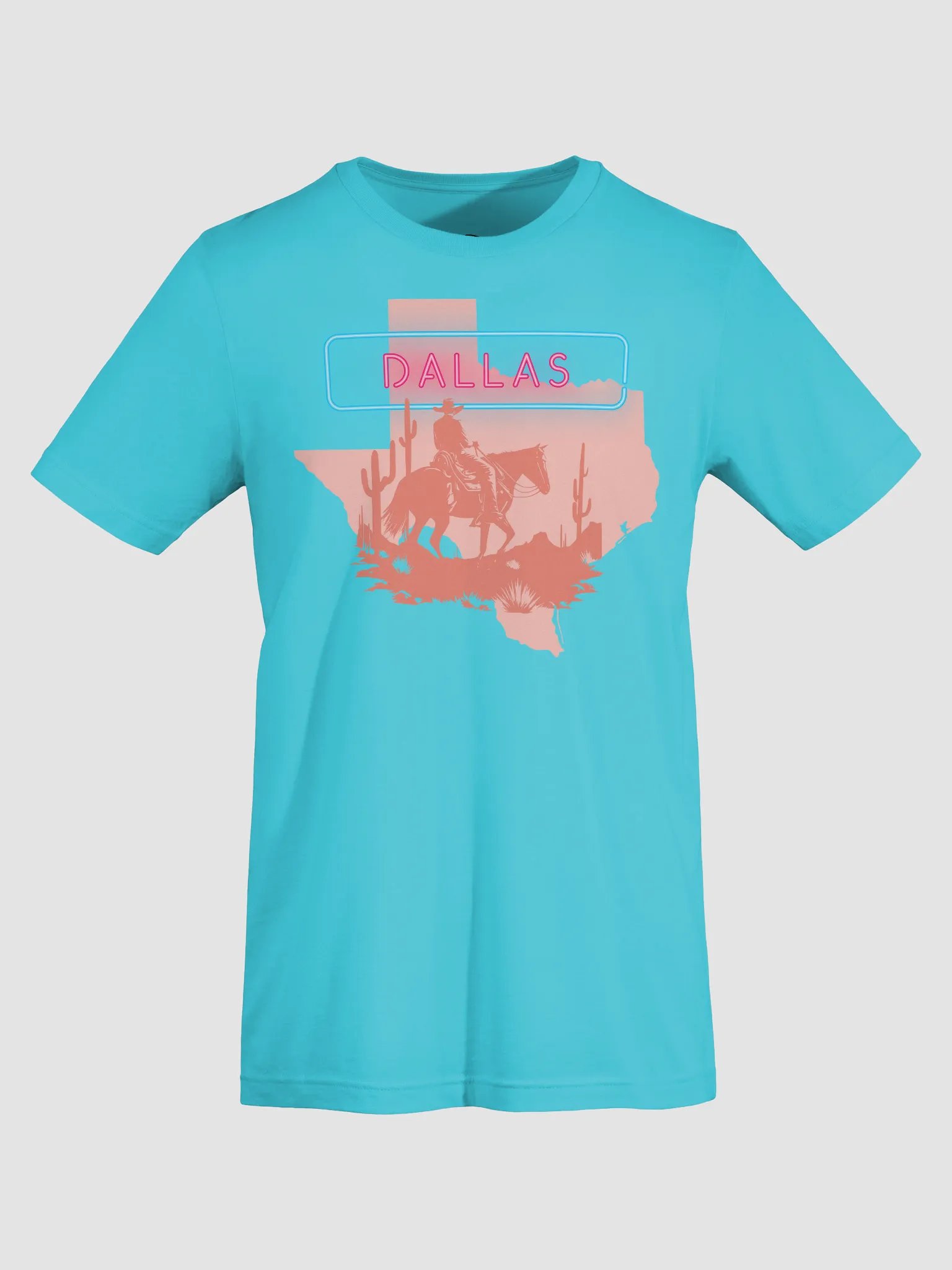 🌟 Dallas Cowboy Neon T-Shirt | Bella+Canvas Unisex Tee | Texas Pride with Neon Flair product image (65)