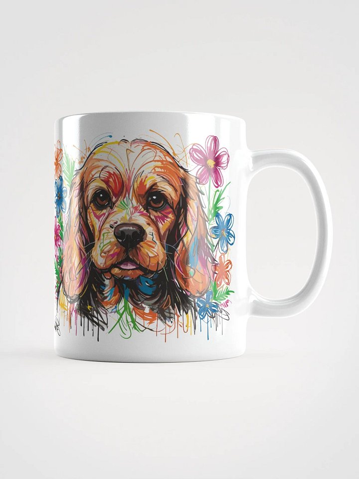 Scribbles Cocker Spaniel 3 , Mug product image (1)