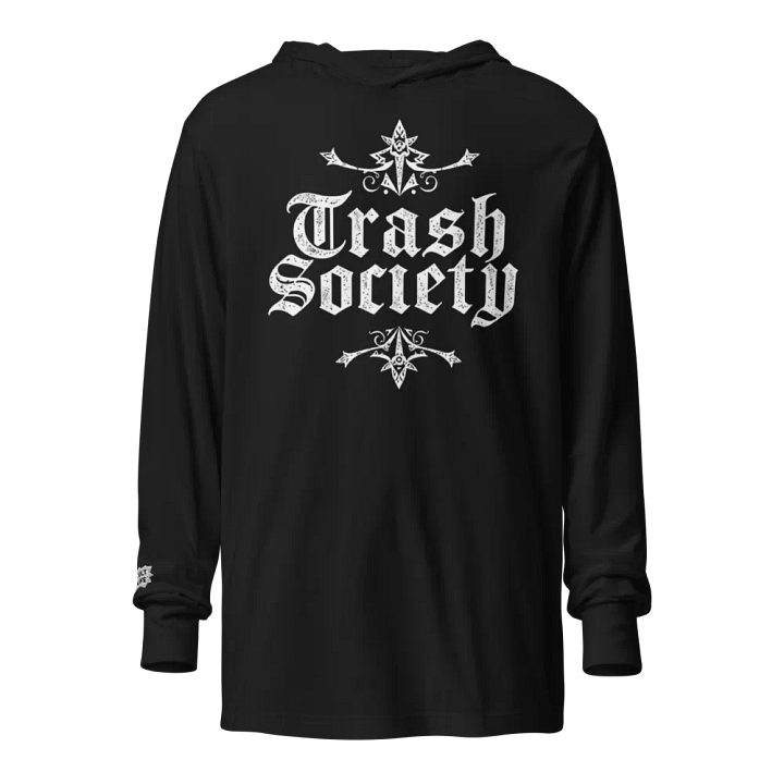 TRASH SOCIETY HOOD SHIRT product image (1)