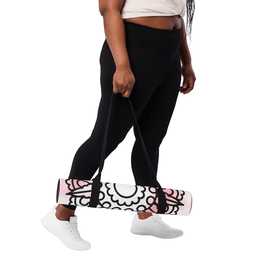 Pink Mandela Yoga Mat product image (11)