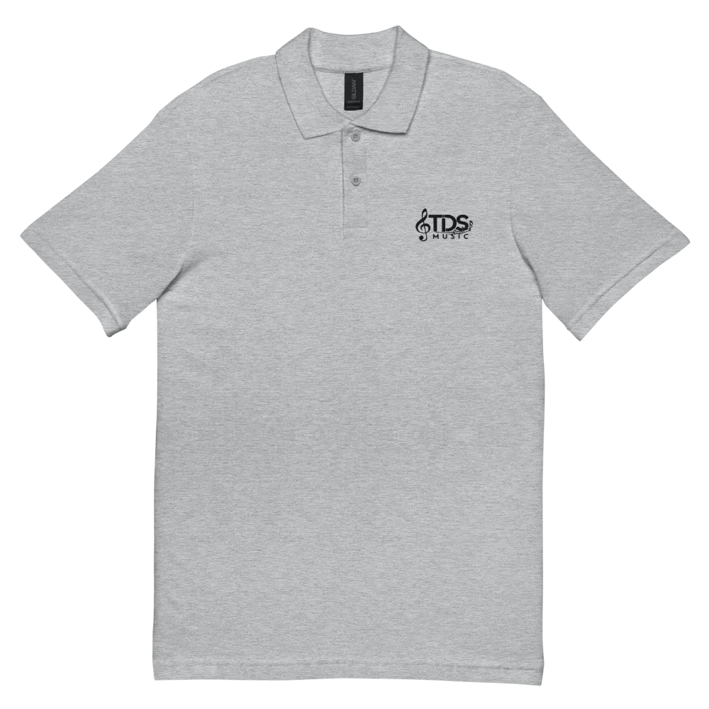 TDS Music Unisex Pique Polo Shirt with Treble Clef Design product image (4)