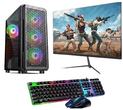 Gaming PC Full Setup CORE I5 (16GB RAM 512GB SSD) 4GB Graphics Card 22INCH Moniter Window 11 with MS Office 2019 product image (1)