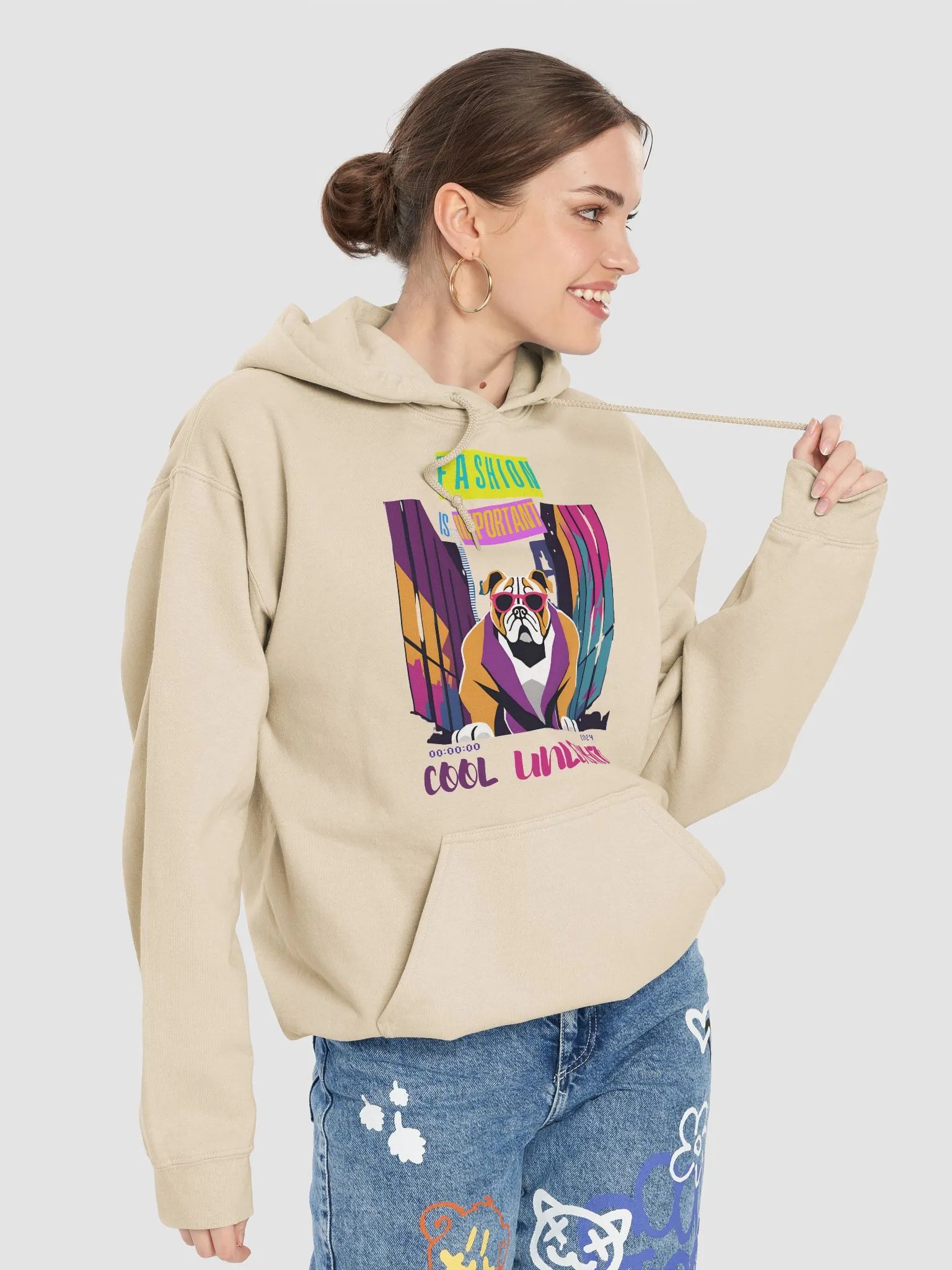 Fashion Bulldog Urban Hoodie product image (8)