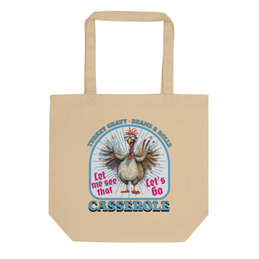 Turkey Gravy Beans And Rolls Casserole Tote Bag product image (1)
