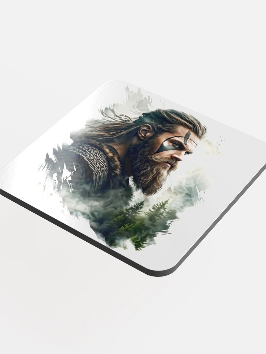 Glossed Cork Coaster - Viking product image (1)