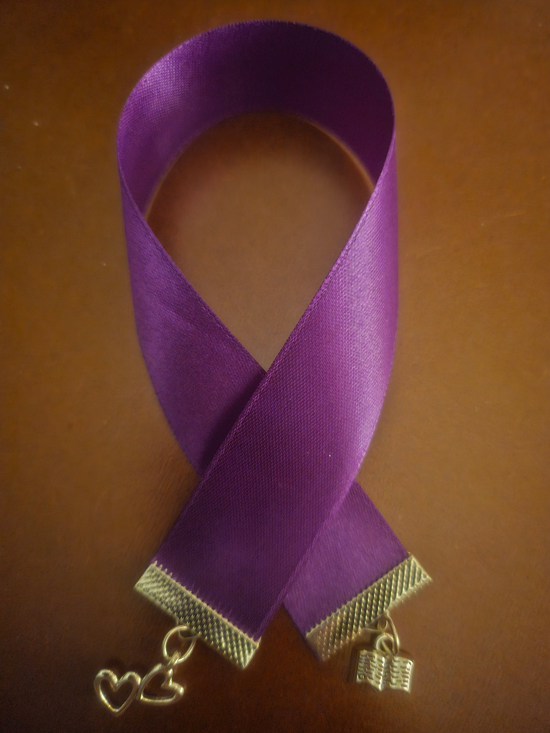 Handmade Ribbon Charm Bookmark product image (1)