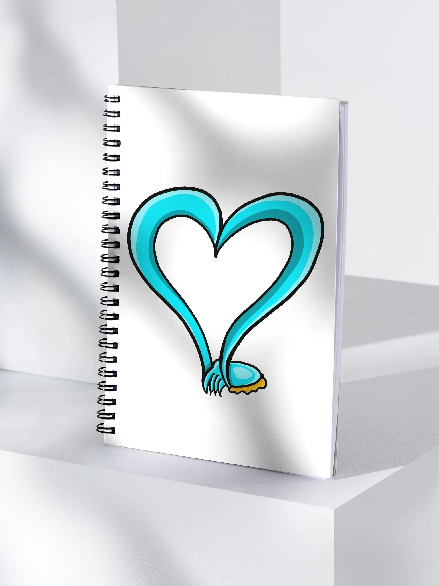 Cuttle Heart Hands note book- spiral product image (4)