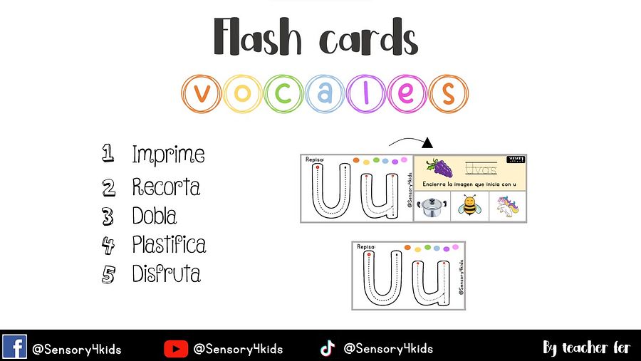 Flash cards vocales product image (2)