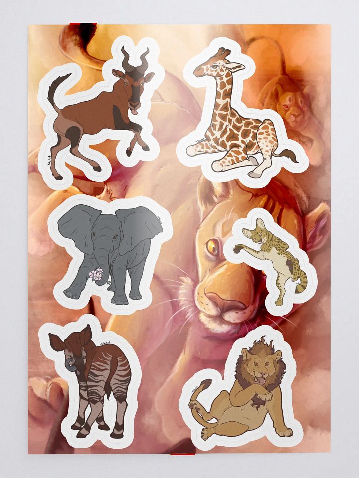 African Safari Sticker Set product image (1)