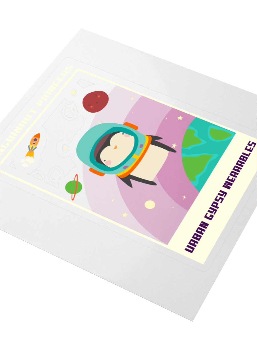 Space Penguin Kiss Cut Stickers product image (3)