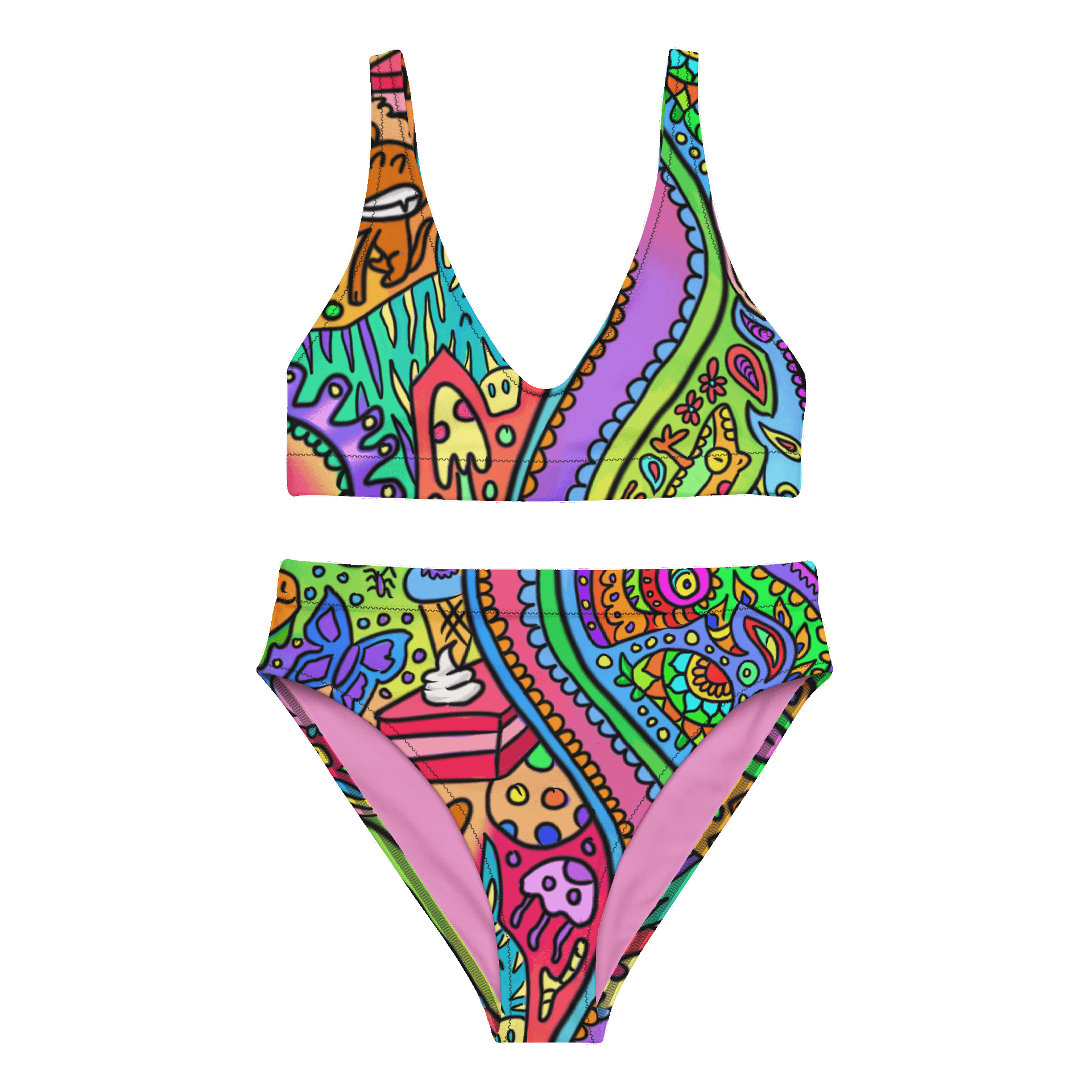 Trippy Sunfyre Bikini (High Waist) product image (1)