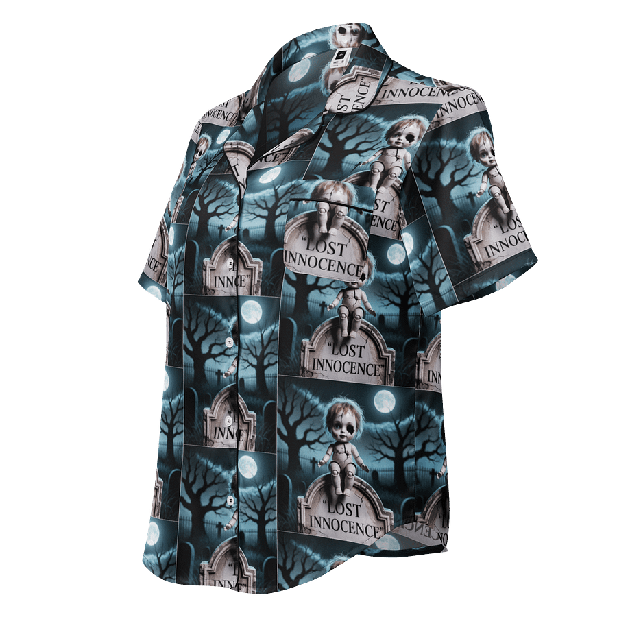 Midnight Veil Designs 'Lost Innocence' Gothic Pyjama Top - All-Over Print Women's Short Sleeve product image (1)