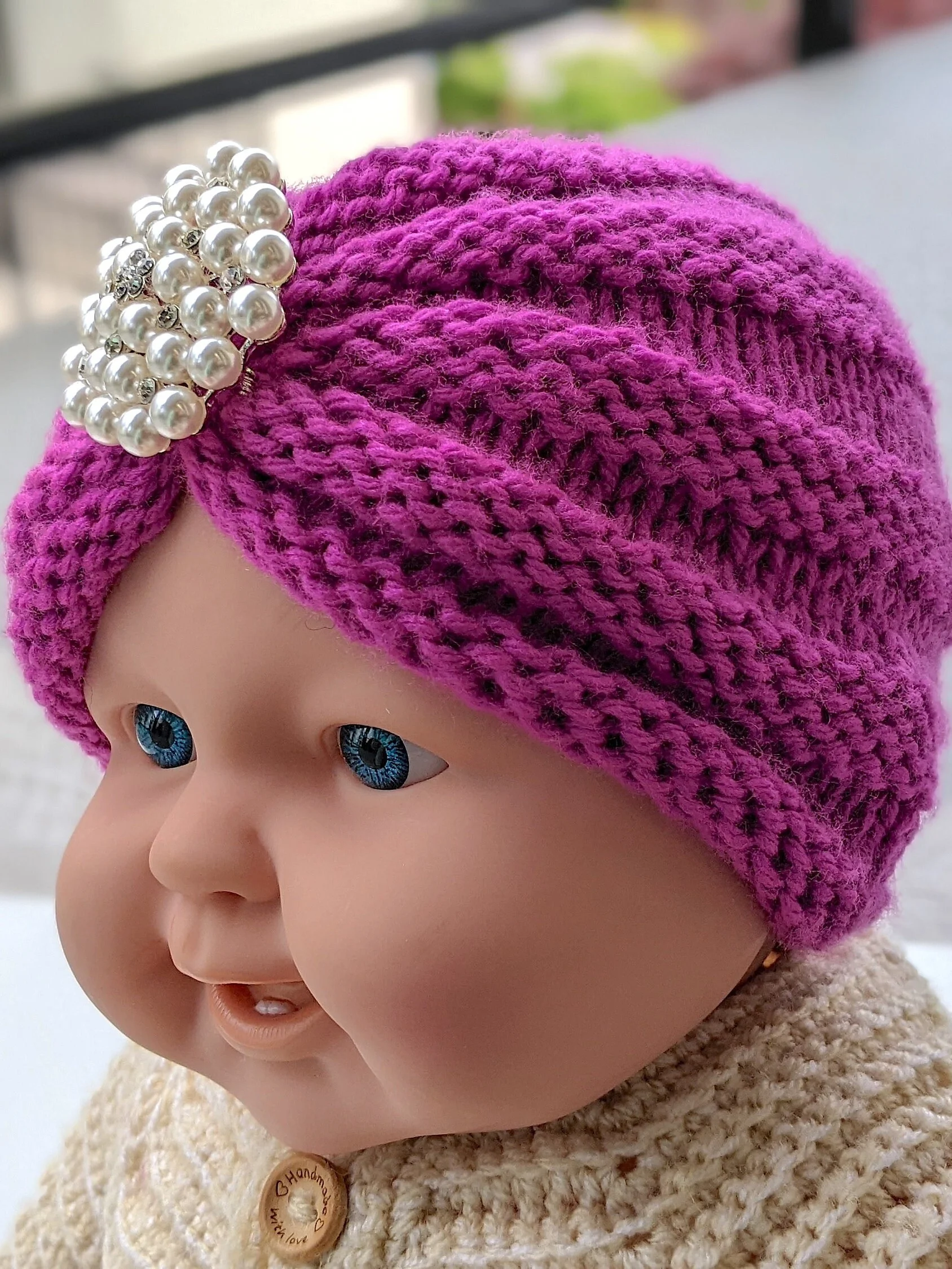 Baby Knit Turban Hat Pattern product image (3)