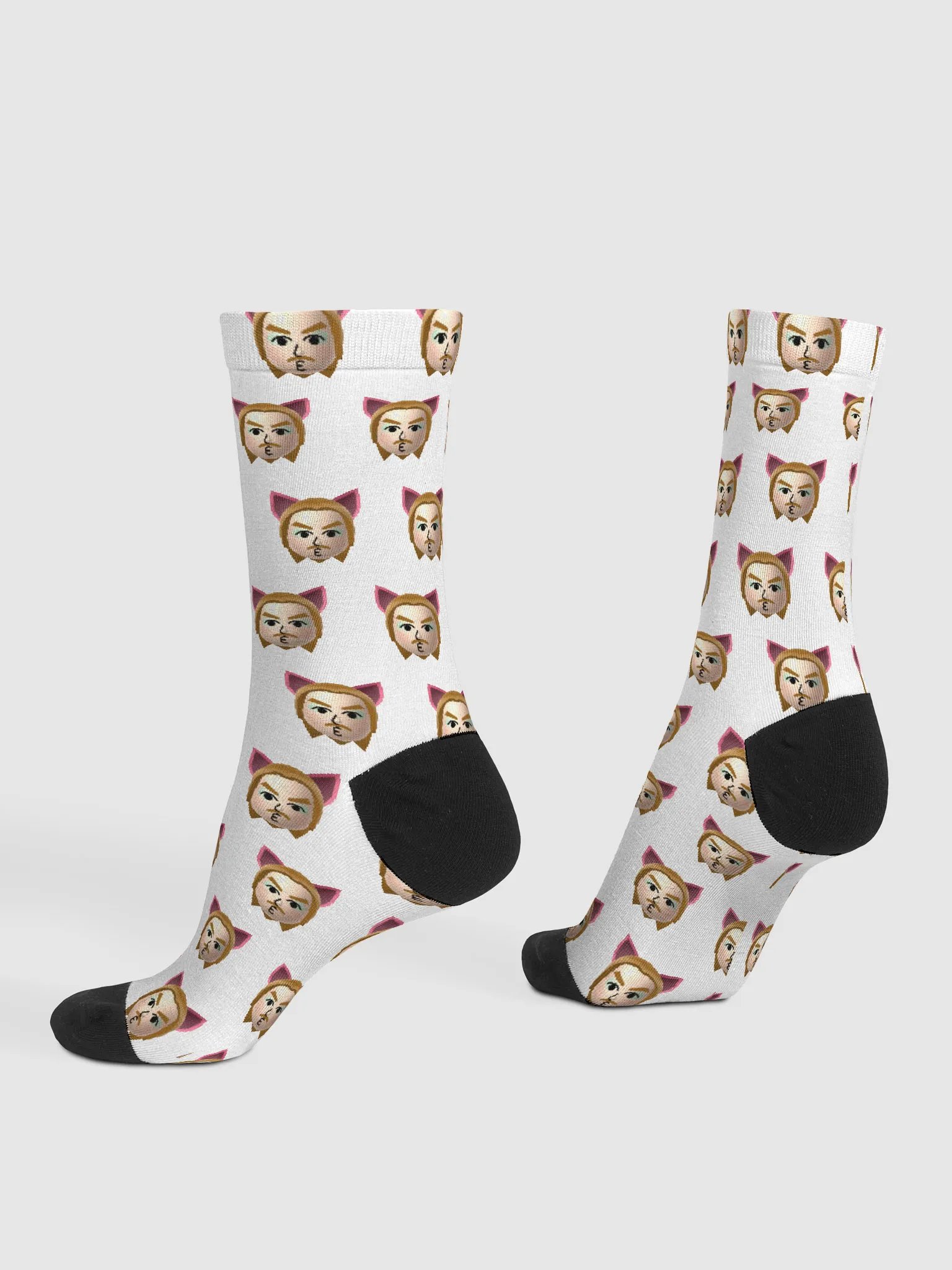 Furry Mii Patterned Socks product image (4)