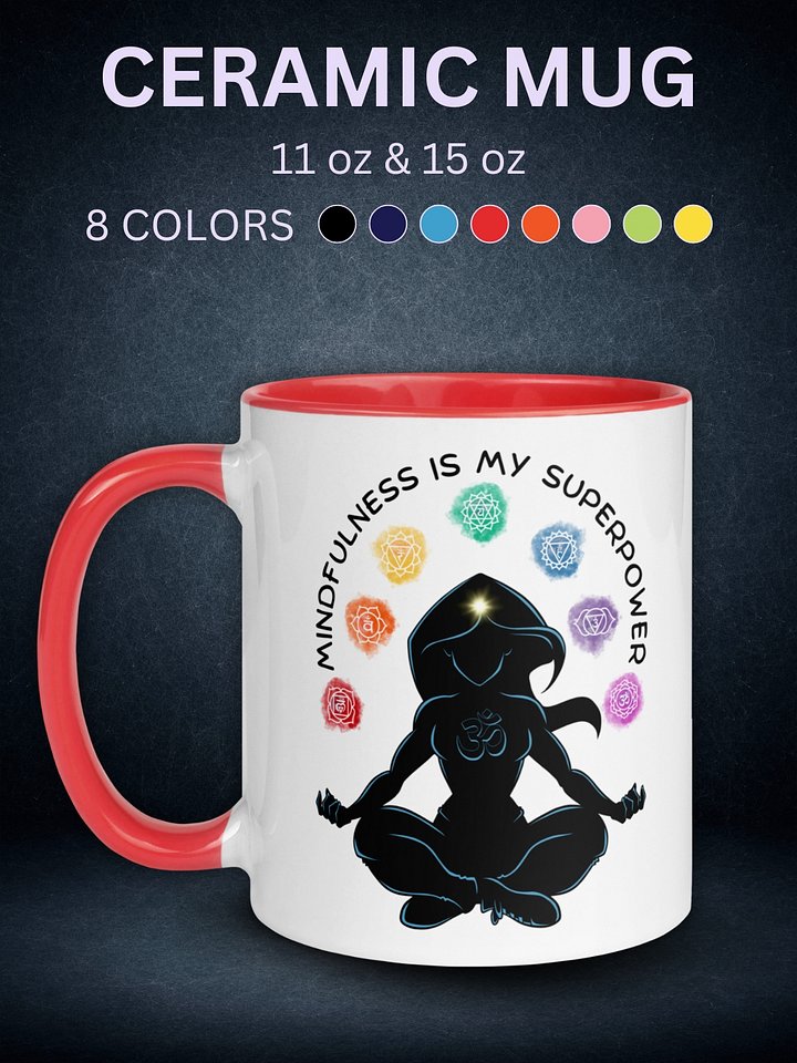 Mindfulness Is My Superpower Ceramic Mug product image (1)