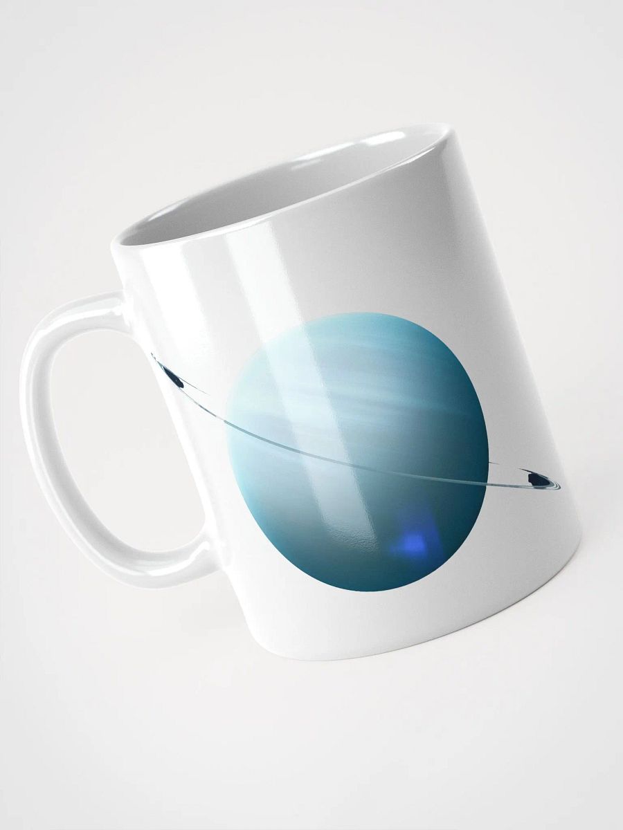 The Miranda Project Logo White Ceramic Mug product image (3)