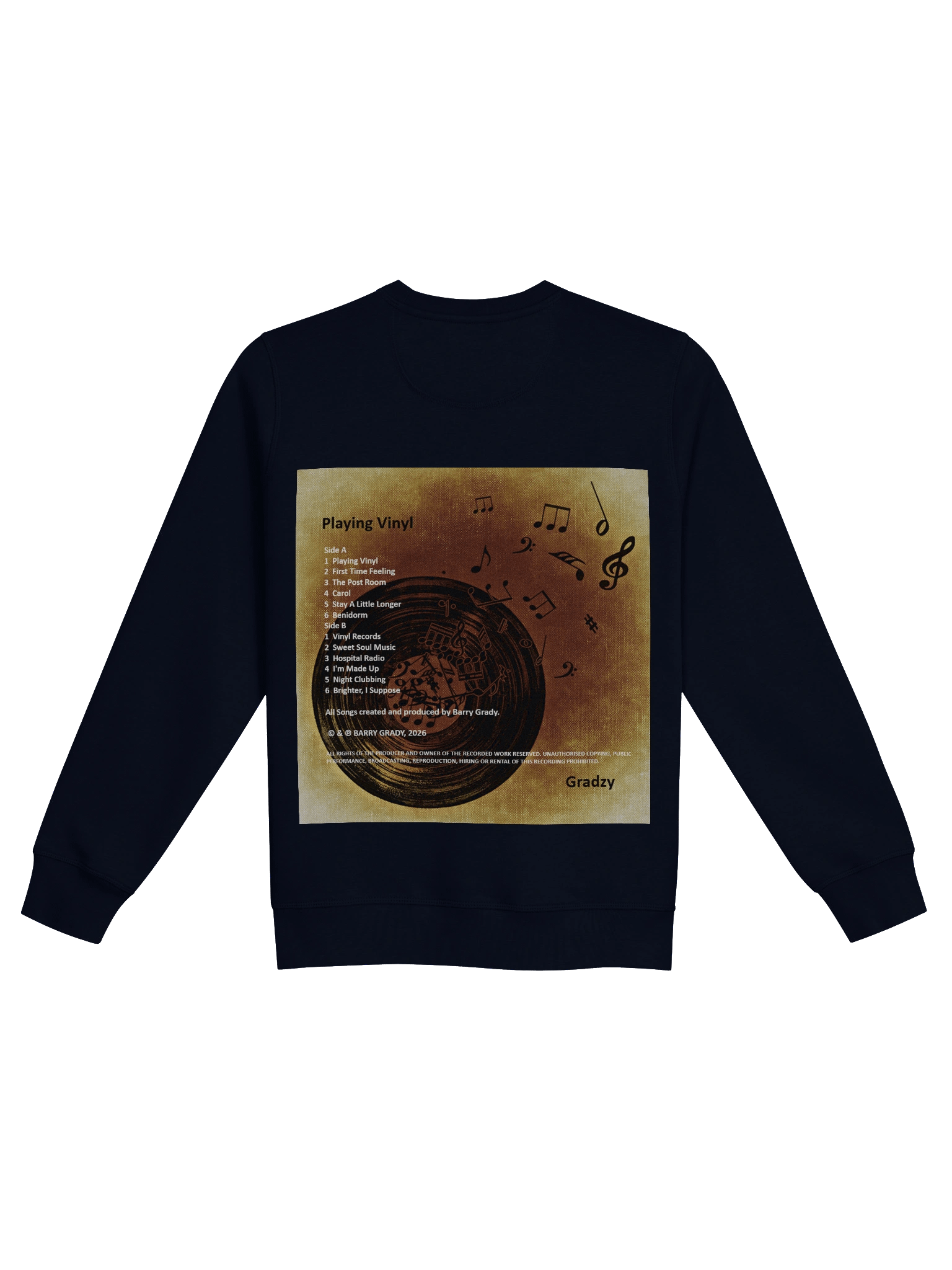 'Playing Vinyl' Sweatshirt product image (7)
