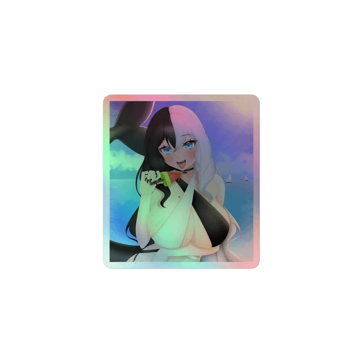 Watermelon Holographic Sticker product image (1)