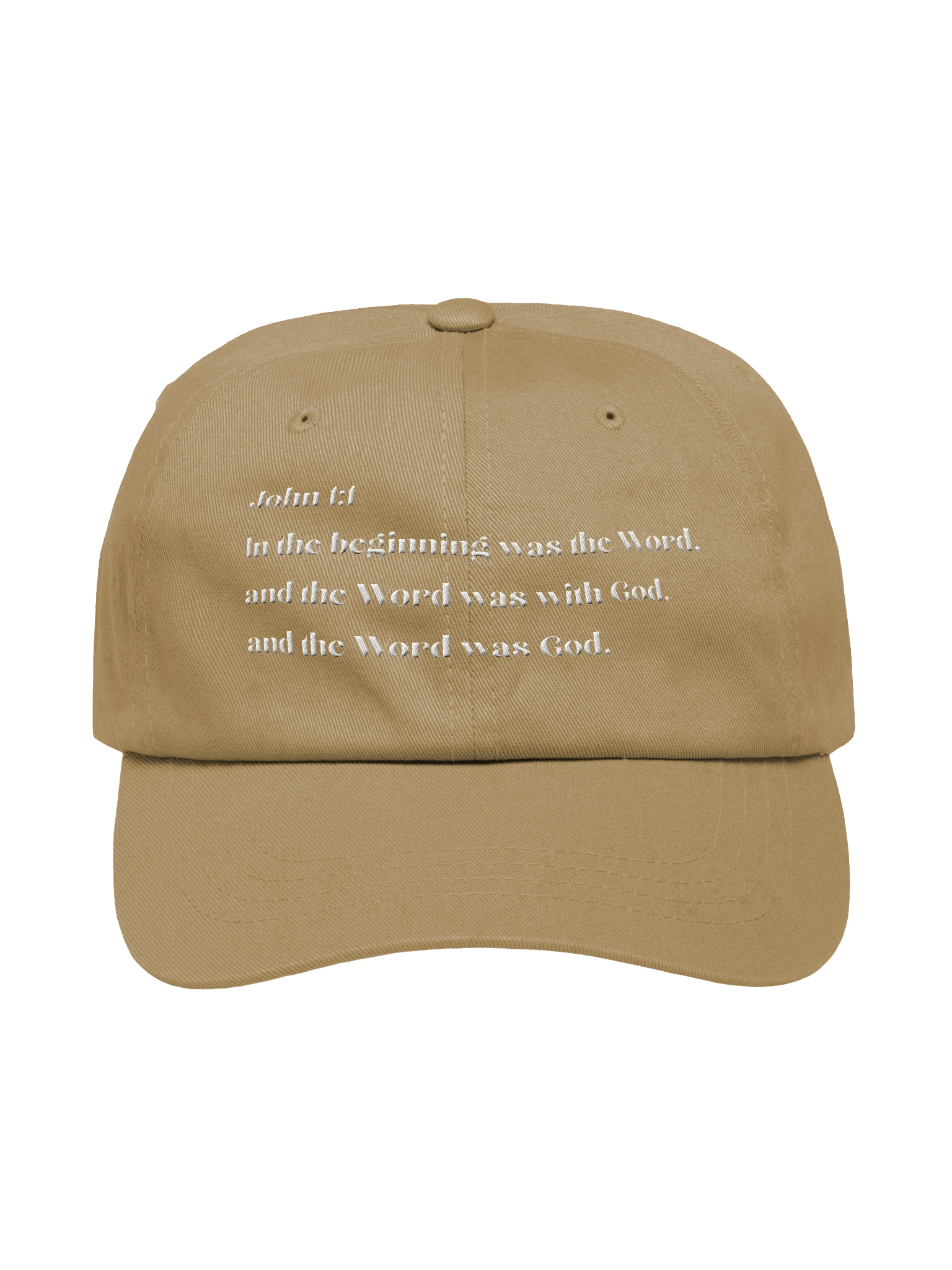 Scripture Classic Hat Embroidered- John 1:1 Co. product image (5)