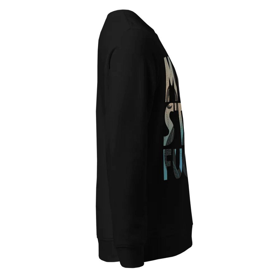 Monster F*cker Organic Sweatshirt (Sea) product image (2)
