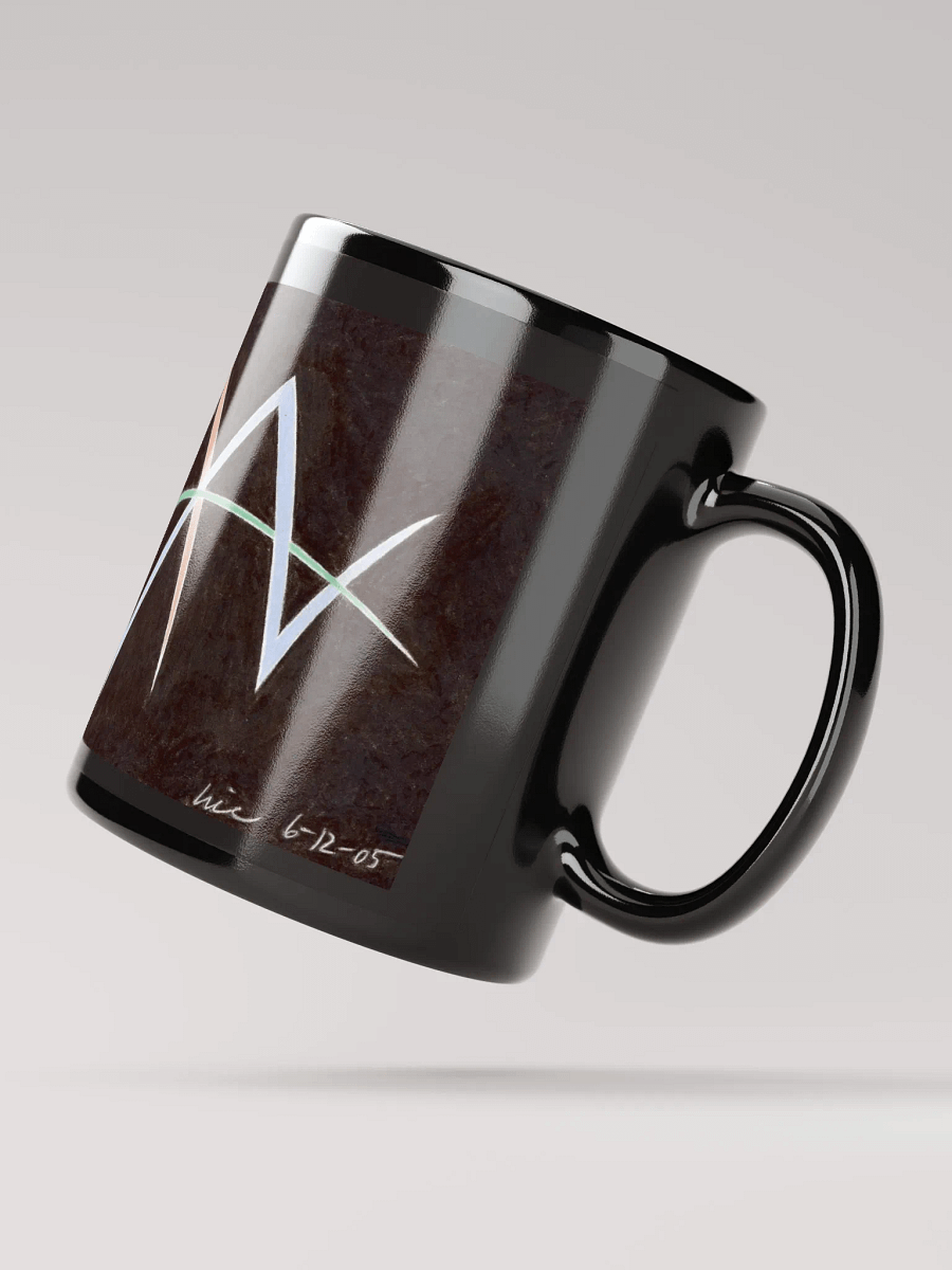 Pinstripe Two Black Glossy Mug product image (2)