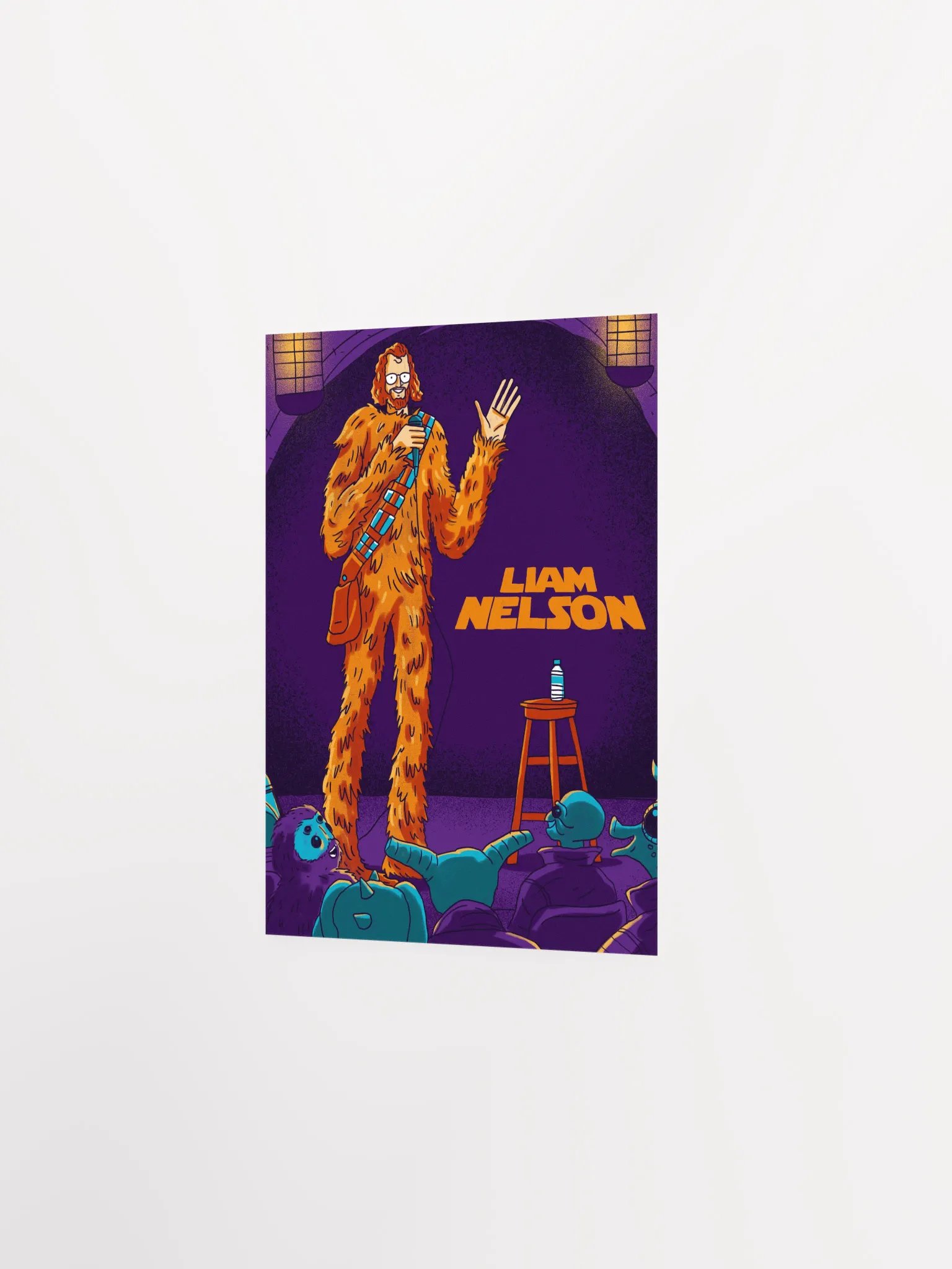 Chewbacca Poster - Liam Nelson Comedy product image (3)