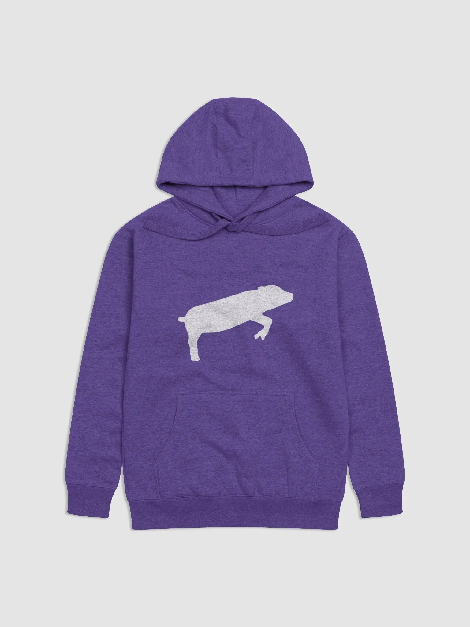 Leaping Pig WHITE (Cotton Heritage Unisex Premium Hoodie) product image (49)
