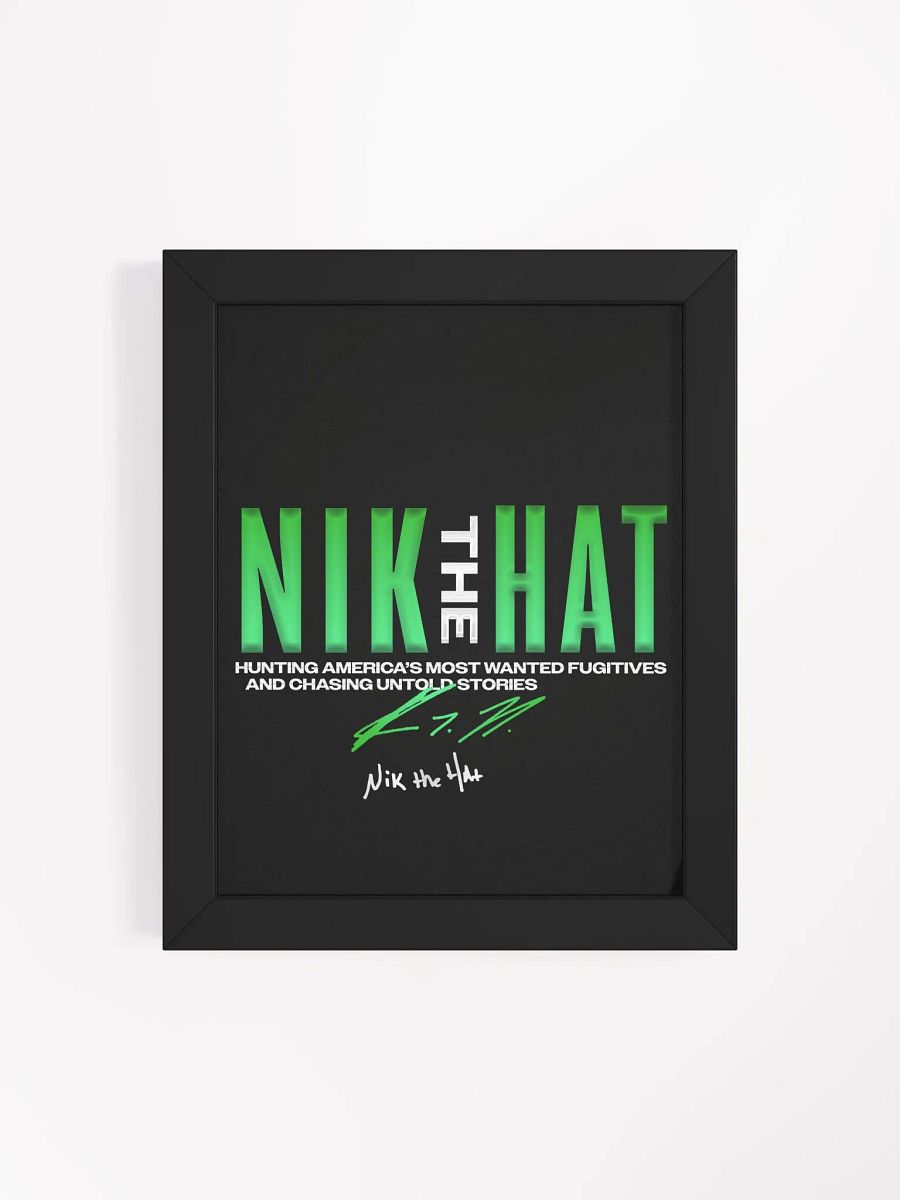Nik The Hat | Framed Wall Art product image (3)