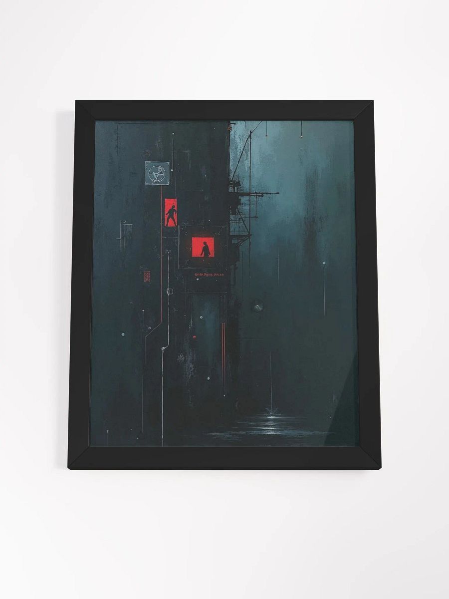Cyberpunk Illumination Framed Print product image (19)
