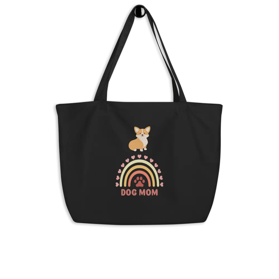 Rainbow Corgi Dog Mom Tote product image (4)