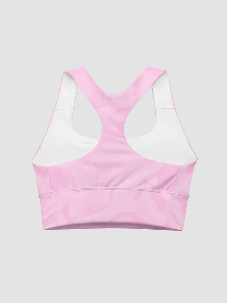 Longline Sports Bra - Light Pink Camo product image (6)