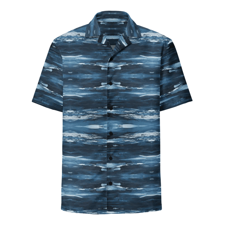 Blue Breeze Kaleidoscope Hawaiian Shirt product image (2)
